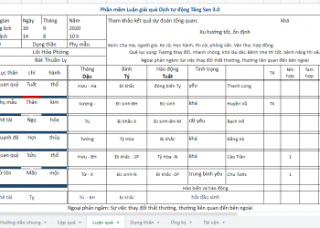 Bản đồ vận mệnh trong Tử Vi