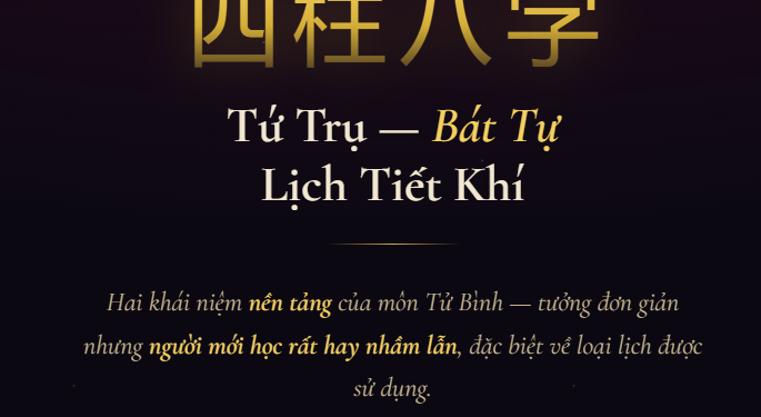 Tứ trụ – bát tự là gì?